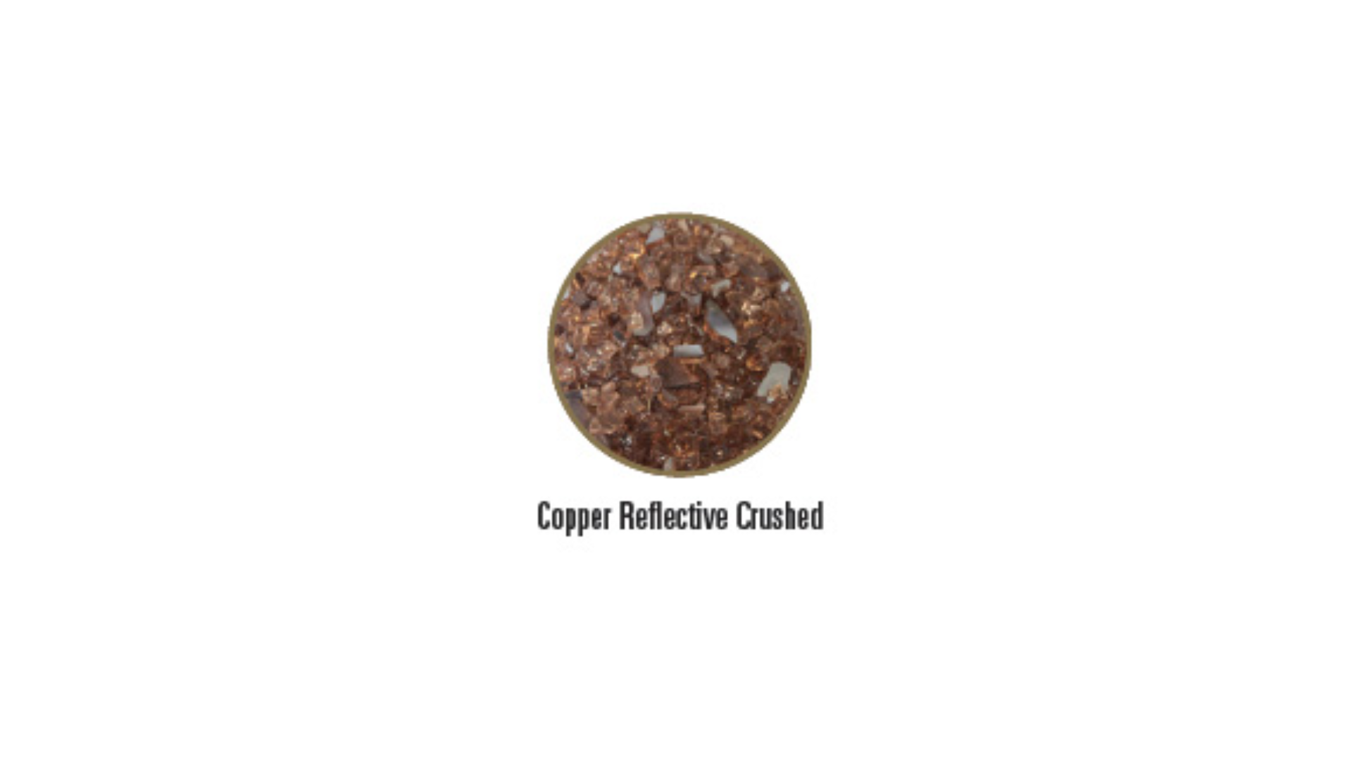Empire Comfort Systems Copper Reflective Decorative Crushed Glass