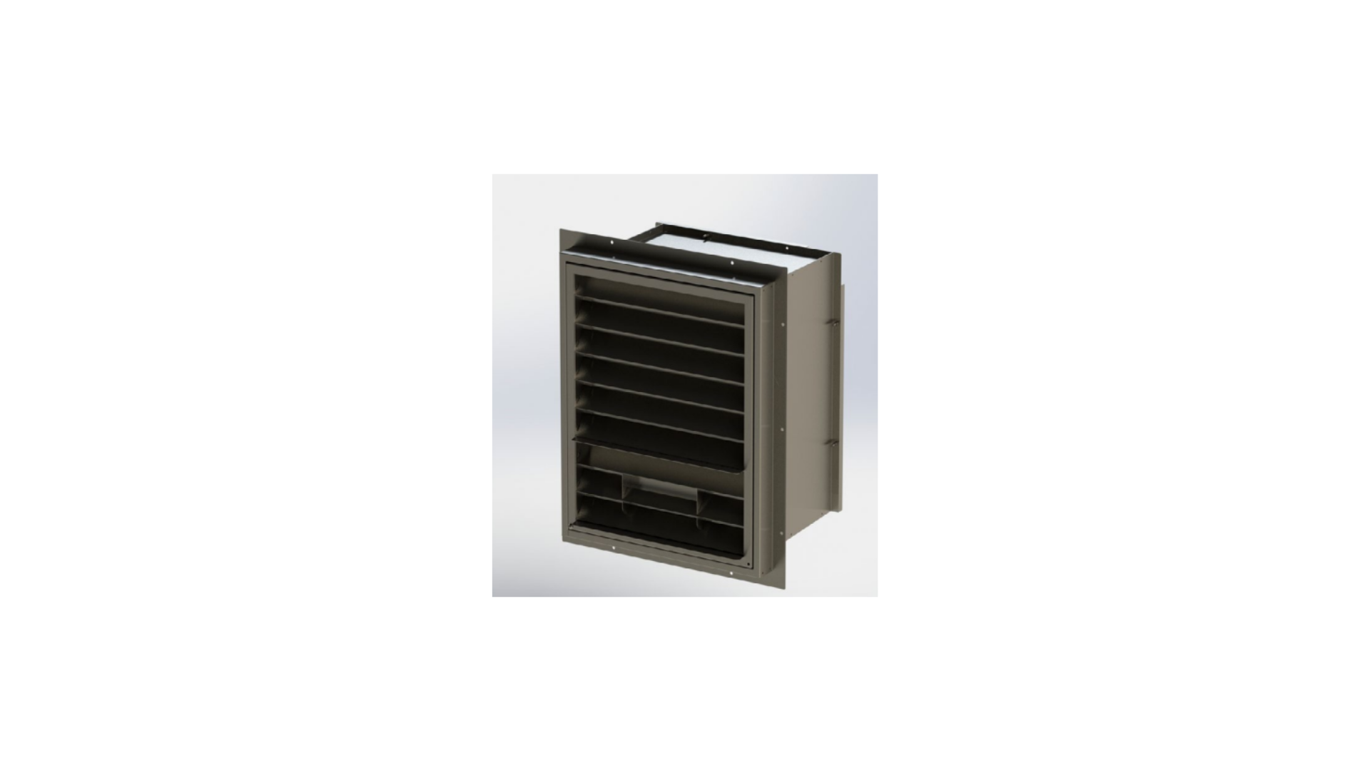 Montigo Horizontal Flush Louvered Power Vent PVHFL510-300