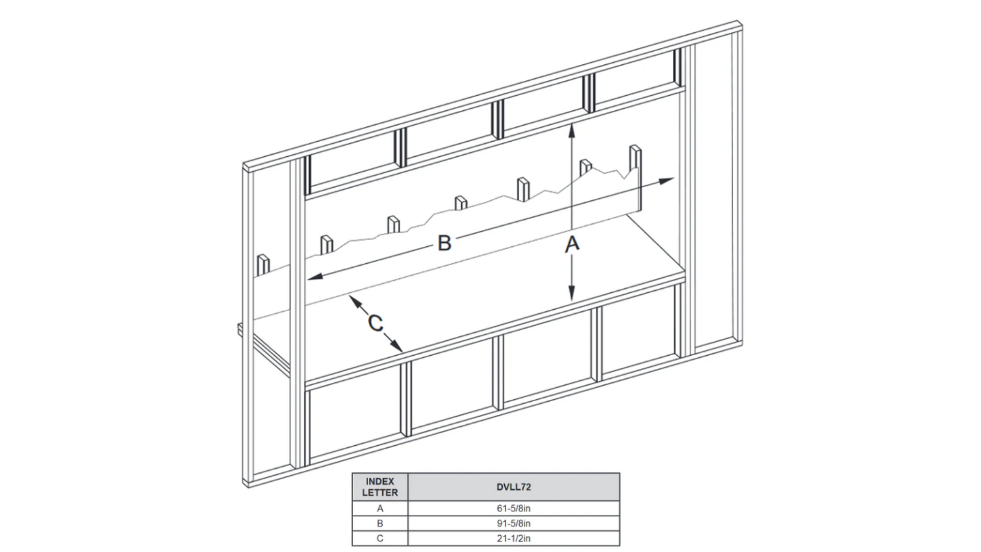 Empire Comfort Systems 72 inch Boulevard Direct-Vent Linear Gas Fireplace DVLL72BP90