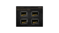 Modern Flames Orion 76 inch Multi-Sided Heliovison Electric Fireplace OR76-MULTI