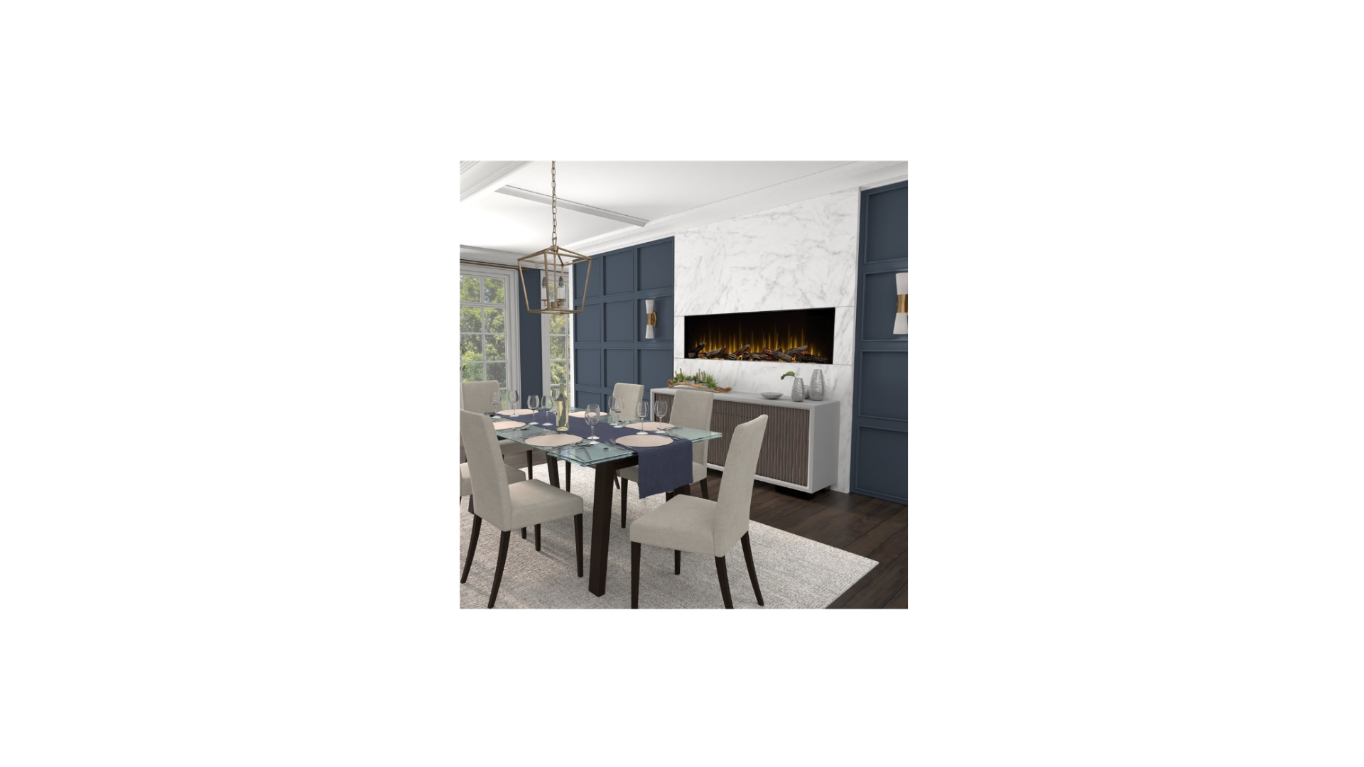 Dimplex Ignite Ultra 74-inch Electric Fireplace