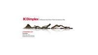 Dimplex Driftwood & River Rock Kit For Electric Fireplace