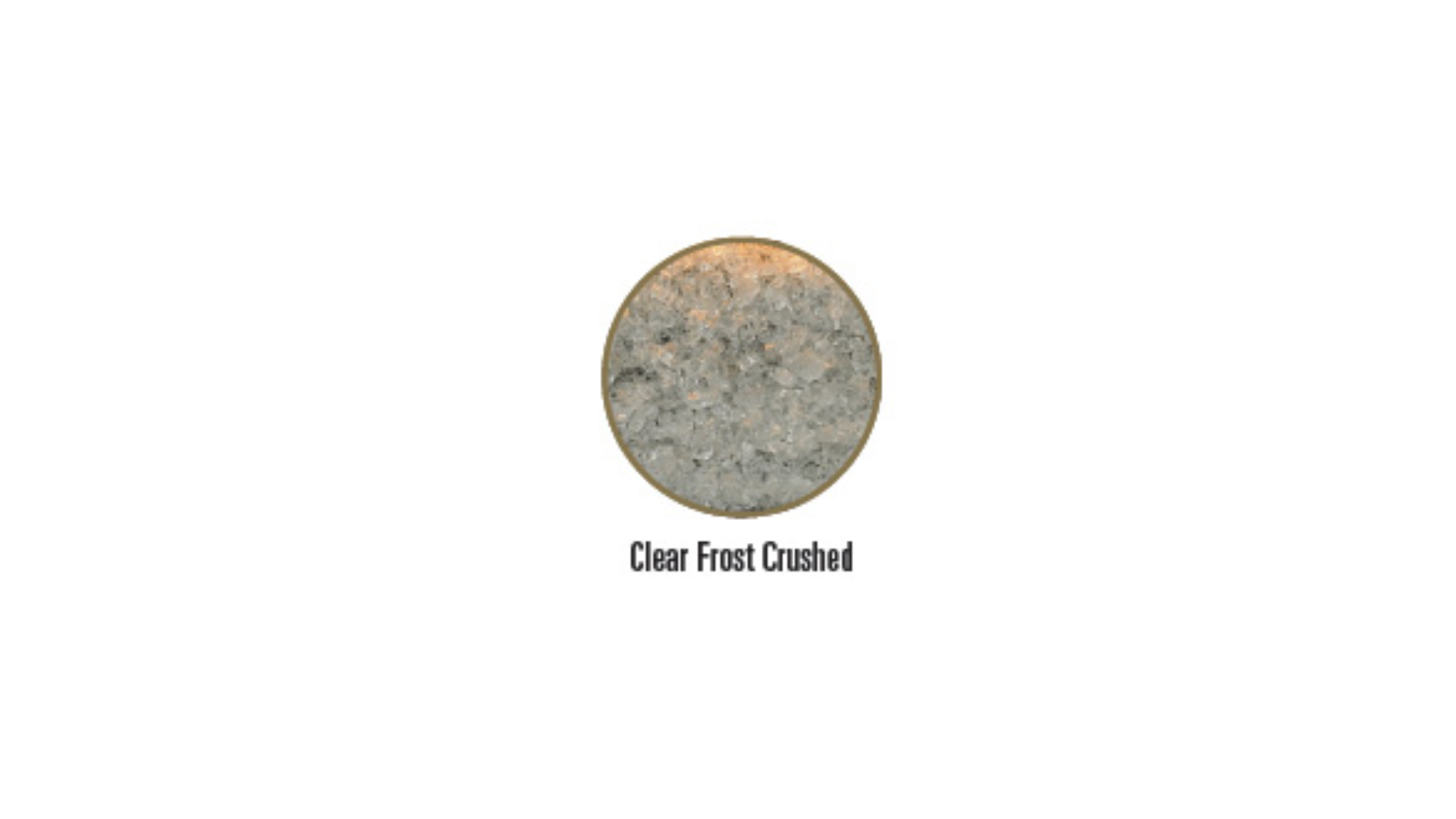 Empire Comfort Systems Clear Frost Decorative Crushed Glass