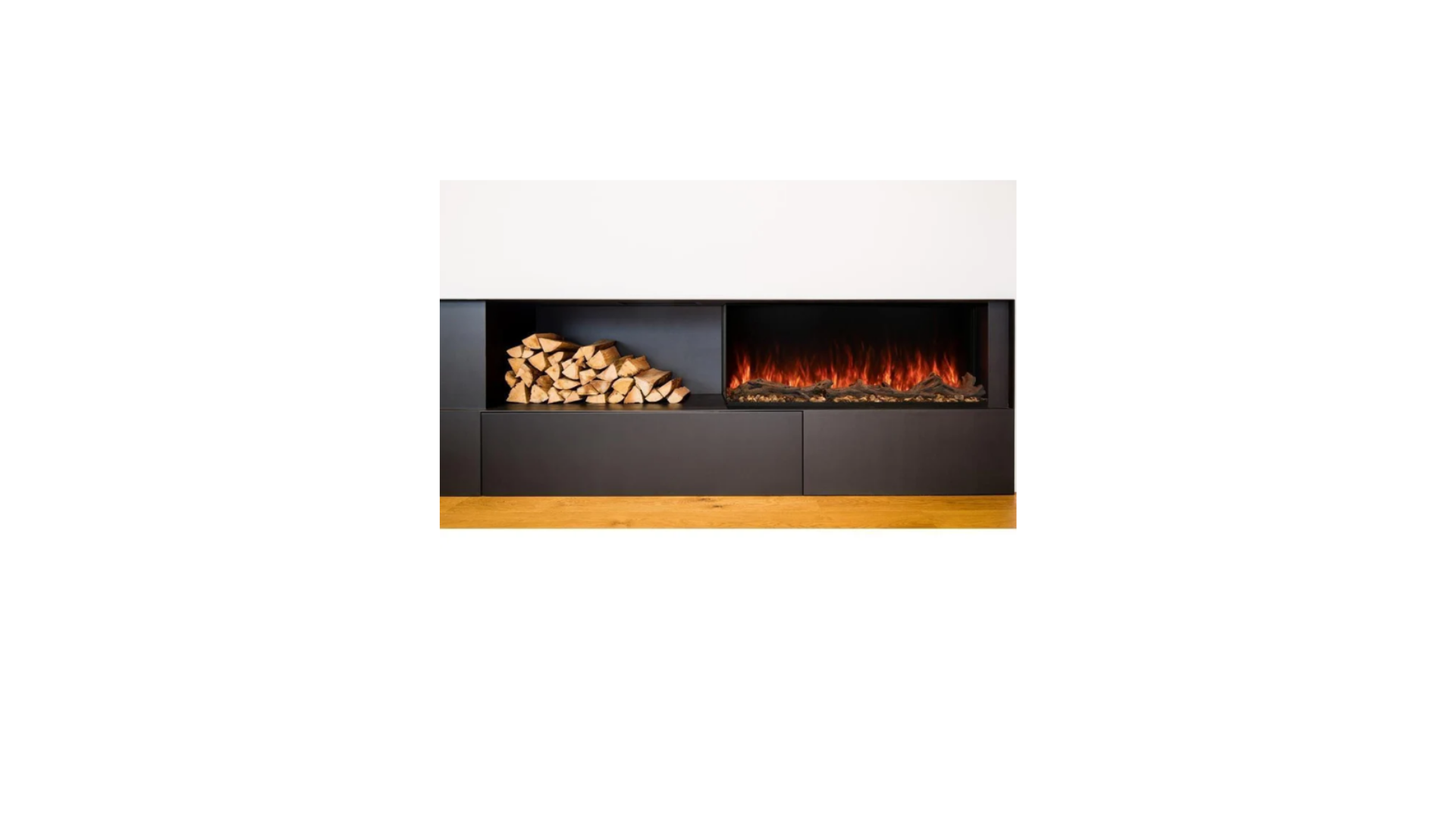 Modern Flames Landscape Pro 80 inch Multi-Sided Built in Electric Fireplace LPM-8016