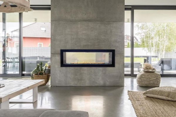 Empire Comfort Systems 48 inch Boulevard Vent-Free See Through Gas Fireplace VFLB48SP90