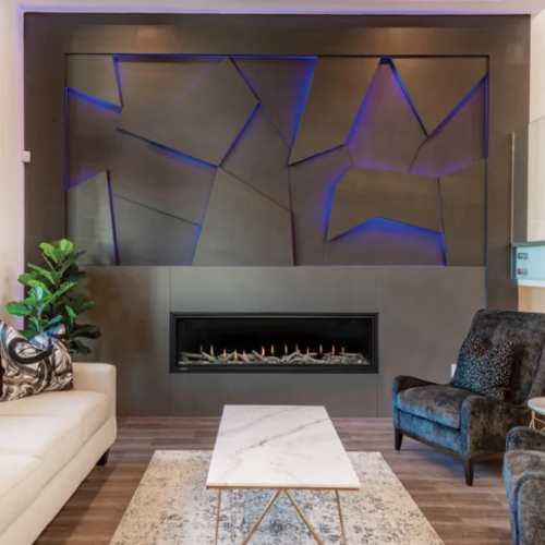 Montigo Delray 60 inch Linear Direct-Vent Gas Fireplace DRL6013NI-2 (Full Load)