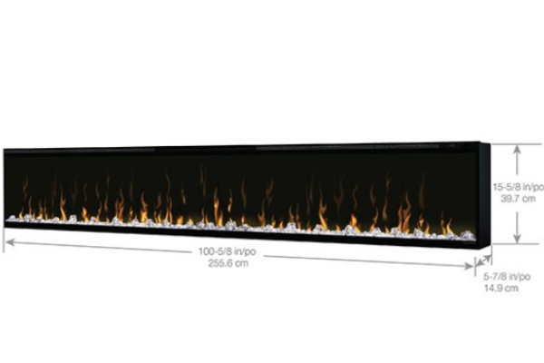 Dimplex Ignite XL 100 inch Linear Electric Fireplace XLF100