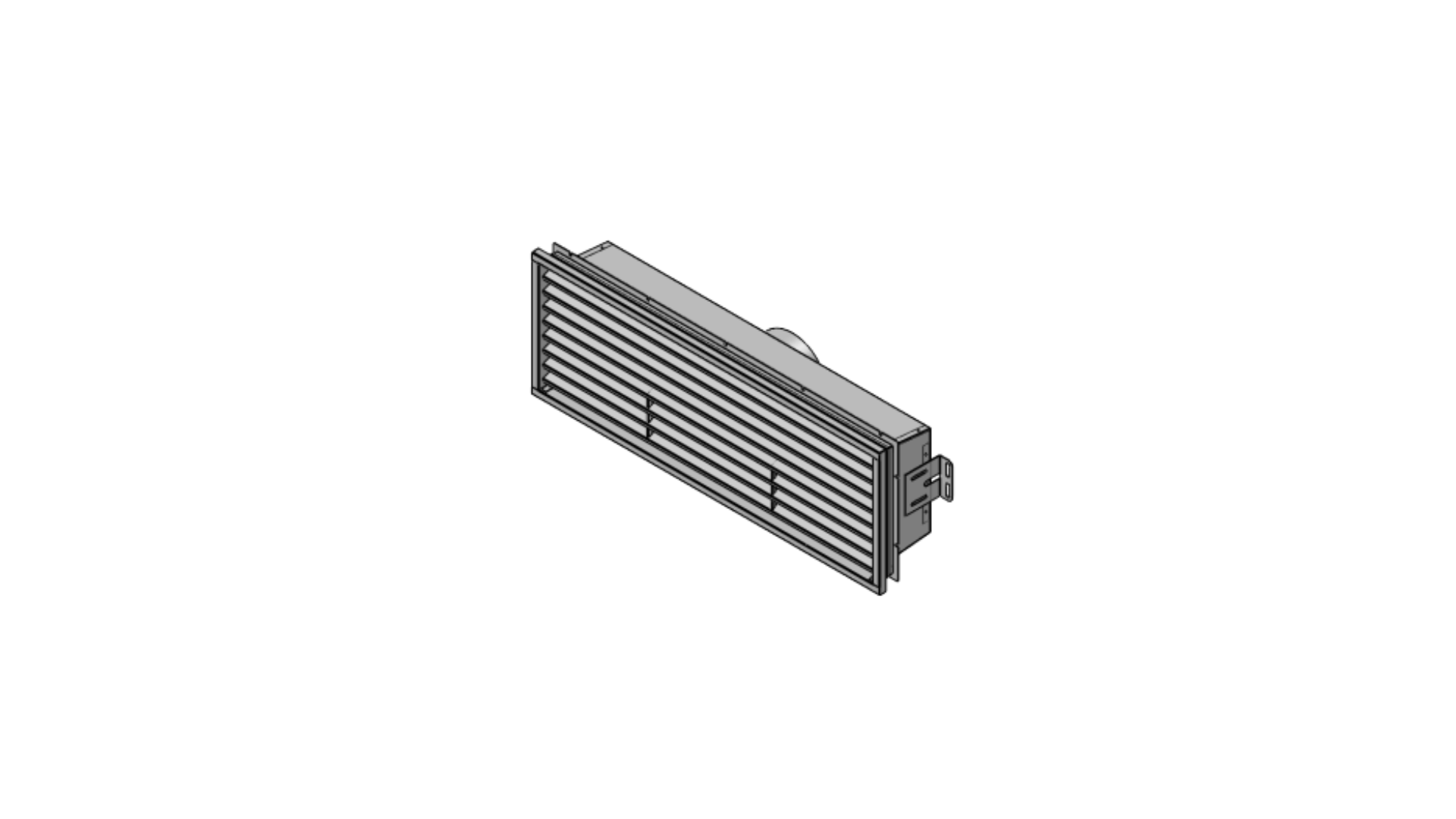 Montigo 5"x 8" Flush Louvered Termination TMHIN58-40