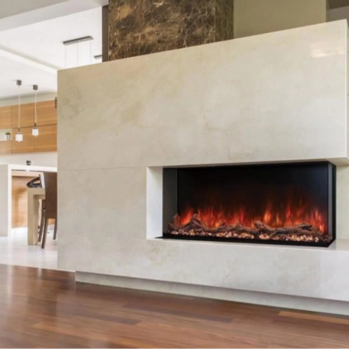 Modern Flames Landscape Pro 96 inch Multi-Sided Built-In Electric Fireplace LPM-9616