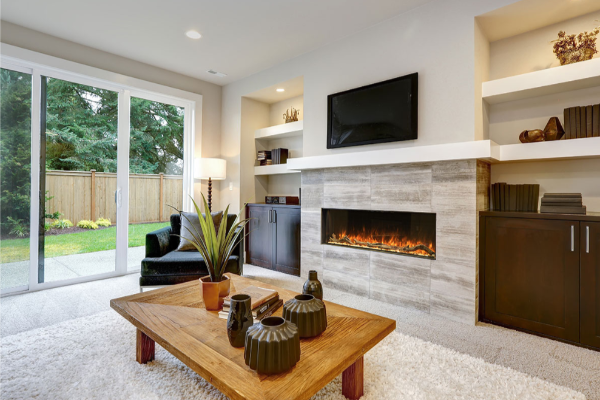 Modern Flames Landscape Pro Slim 56 inch Built-In Electric Fireplace LPS-5614