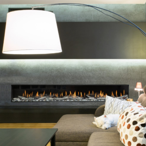 Montigo Prodigy Single-Sided 500 Series Custom-Built Gas Firerplace