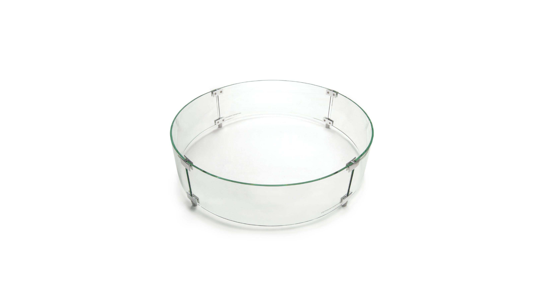 American Fyre Designs Round Glass Wind Guard, 26-Inches