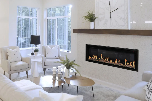 Modern Flames Orion Slim 60 inch Built-In Heliovision Electric Fireplace OR60-SLIM