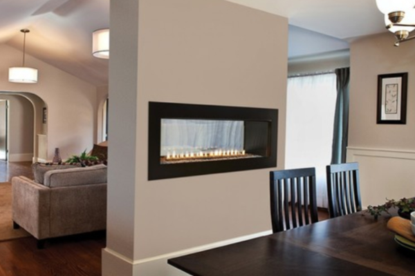 Empire Comfort Systems 60 inch Boulevard Vent-Free See Through Gas Fireplace VFLB60SP90