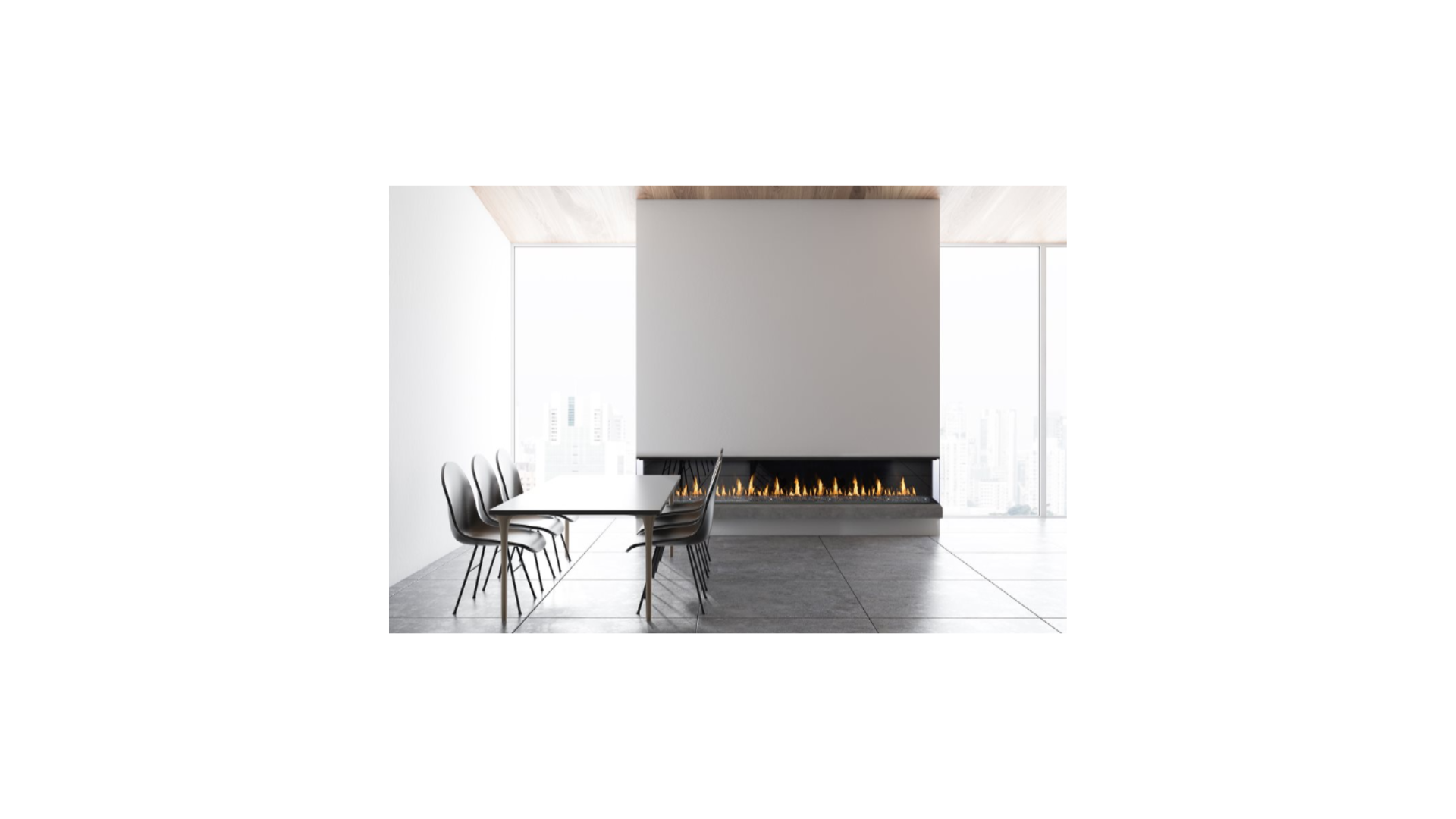 Montigo Prodigy Bay 600 Series Custom-Built Gas Fireplace