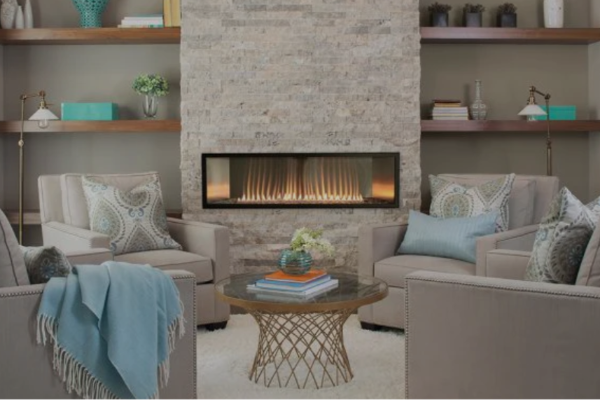 Empire Comfort Systems 60 inch Boulevard Vent-Free Gas Fireplace VFLB60FP90