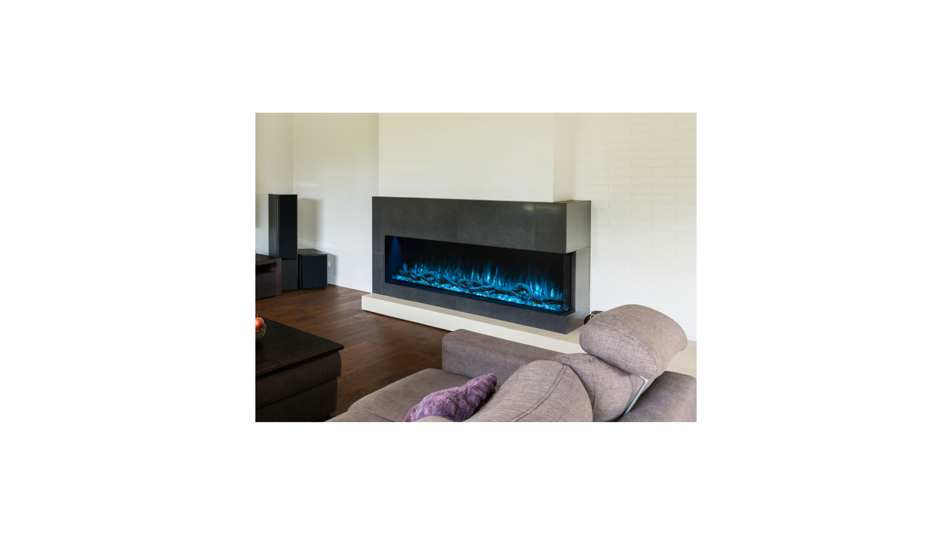 Modern Flames Orion 76 inch Multi-Sided Heliovison Electric Fireplace OR76-MULTI