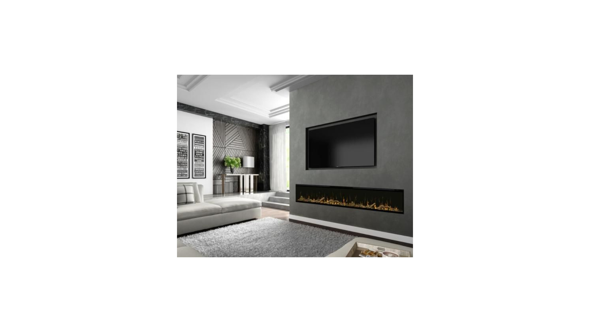 Dimplex Driftwood & River Rock Kit For Electric Fireplace