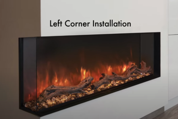 Modern Flames Landscape Pro 120 inch Multi-Sided Built-In Electric Fireplace LPM-12016