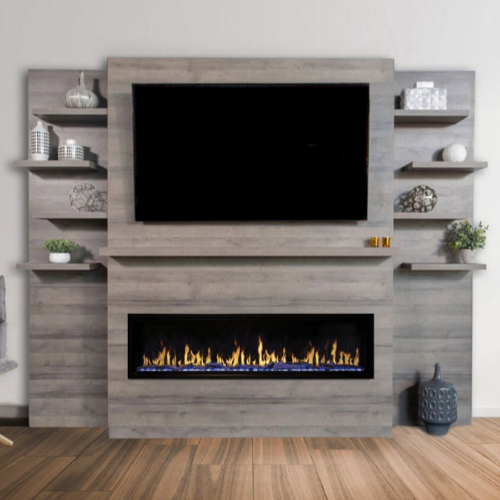 Modern Flames Orion Slim 60 inch Built-In Heliovision Electric Fireplace OR60-SLIM