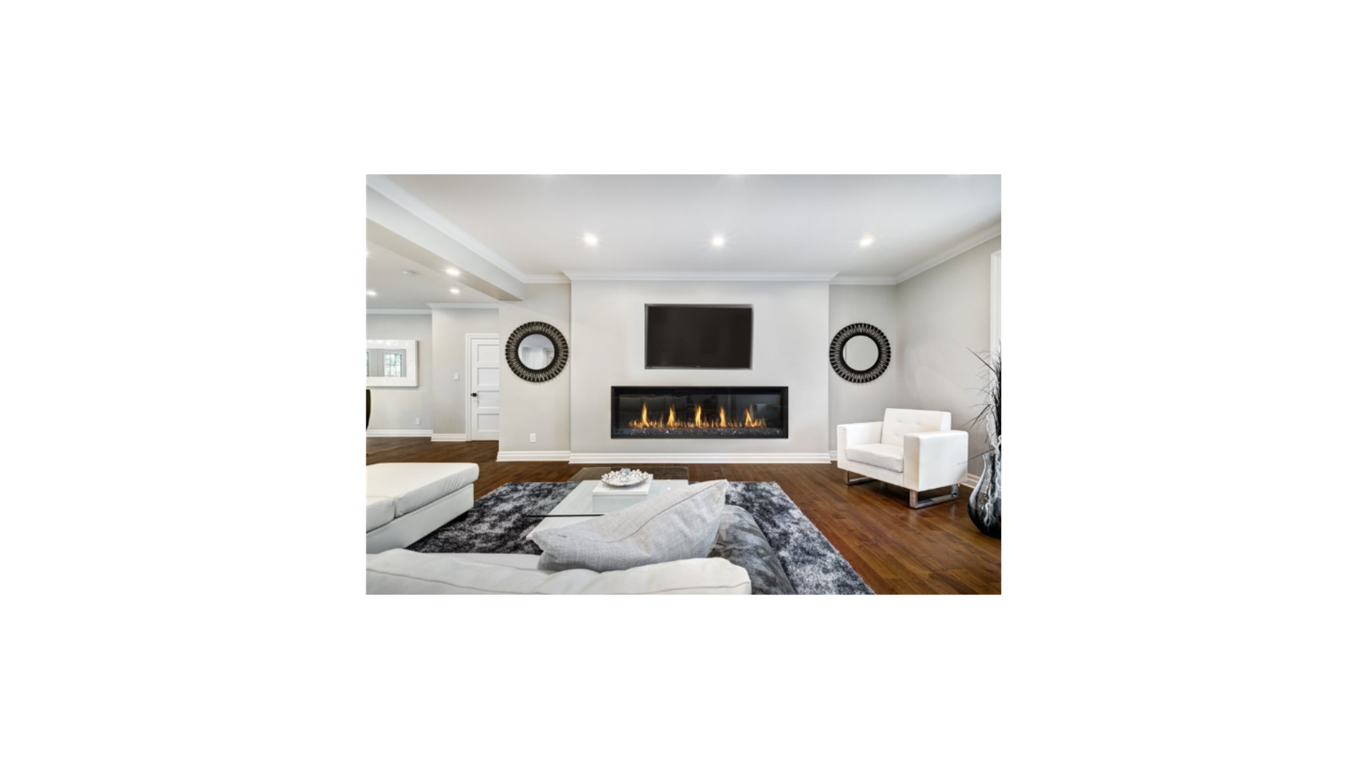 Montigo Prodigy 400 Series Single-Side Custom-Built Gas Firerplace