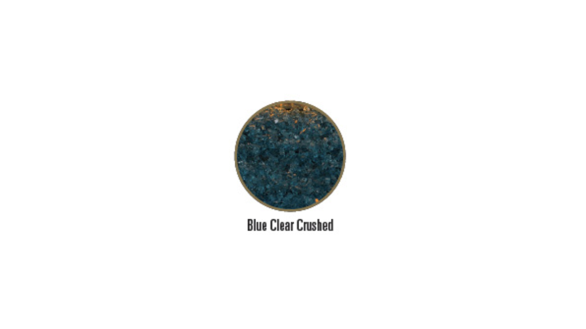 Empire Comfort Systems Blue Clear Decorative Crushed Glass