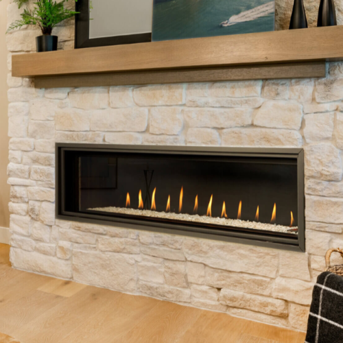 Montigo Delray 60 inch Linear Direct-Vent Gas Fireplace DRL6013NI-2 (Full Load)
