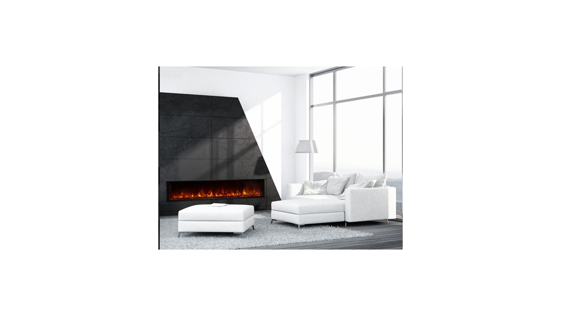 Modern Flames Landscape Pro Slim 80 inch Built-In Electric Fireplace LPS-8014