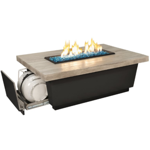 American Fyre Designs 785 Contempo LP Select 52-Inch Rectangular Propane Gas Fire Table