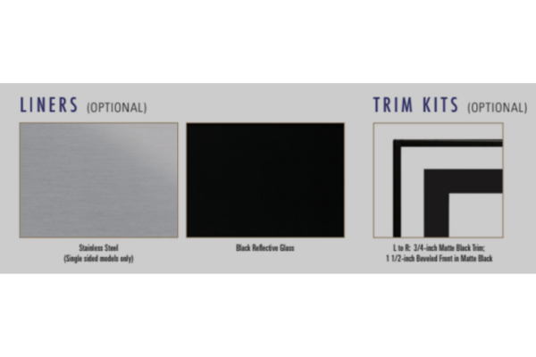 Empire Comfort Systems 60 inch Boulevard Vent-Free See Through Gas Fireplace VFLB60SP90