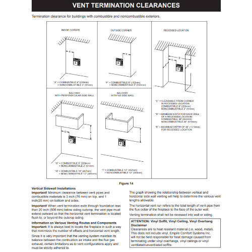 Empire Comfort Systems 72 inch Boulevard Direct-Vent Linear Gas Fireplace DVLL72BP90