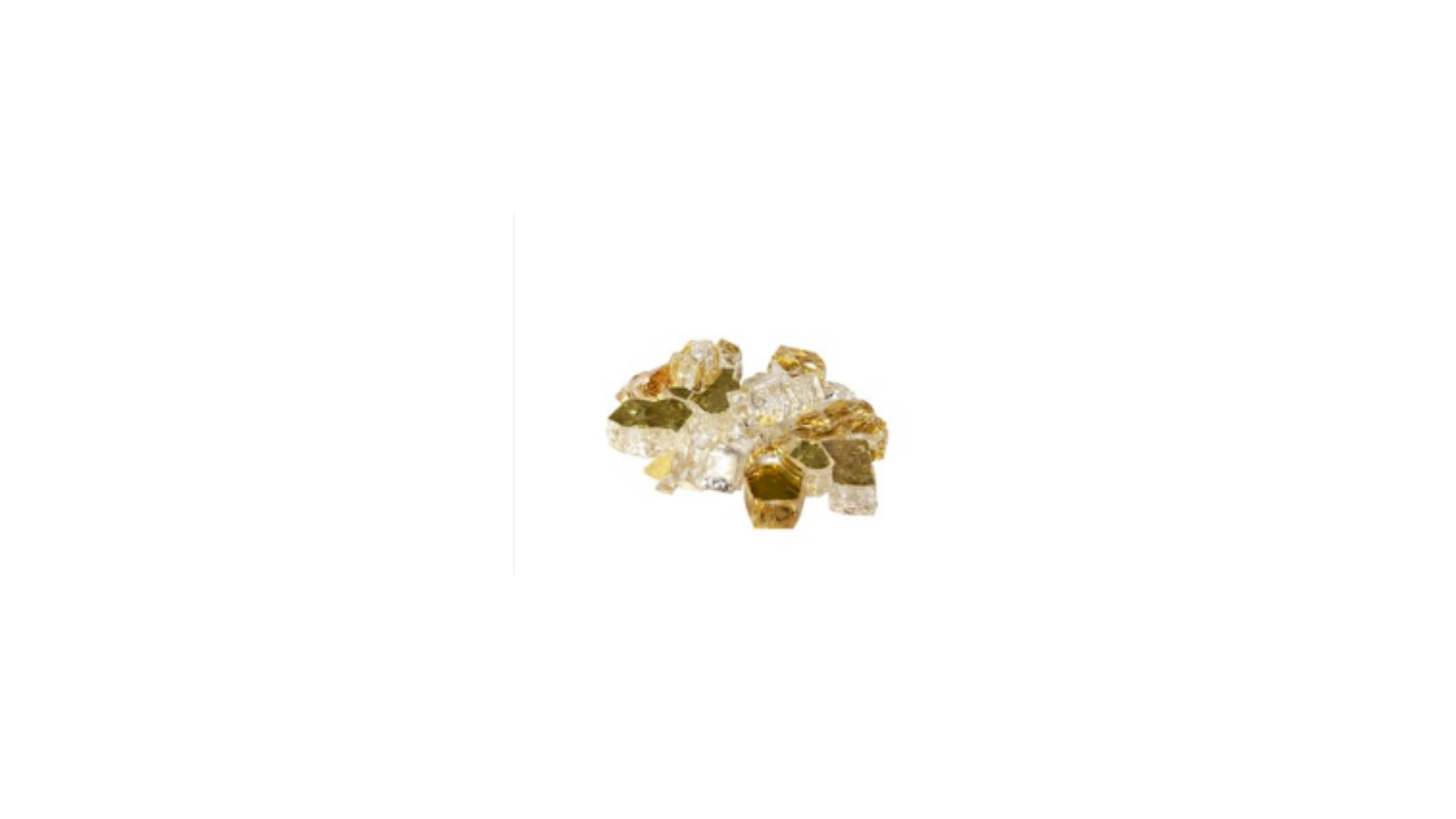 Grand Canyon Gas Logs 1/2 inch Amber Diamond Reflective Fire Glass RFG-10-AG