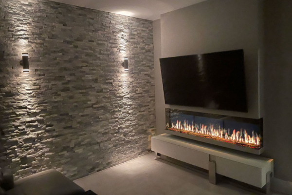 Modern Flames Orion 100 inch Multi-Sided Heliovision Electric Fireplace OR100-MULTI