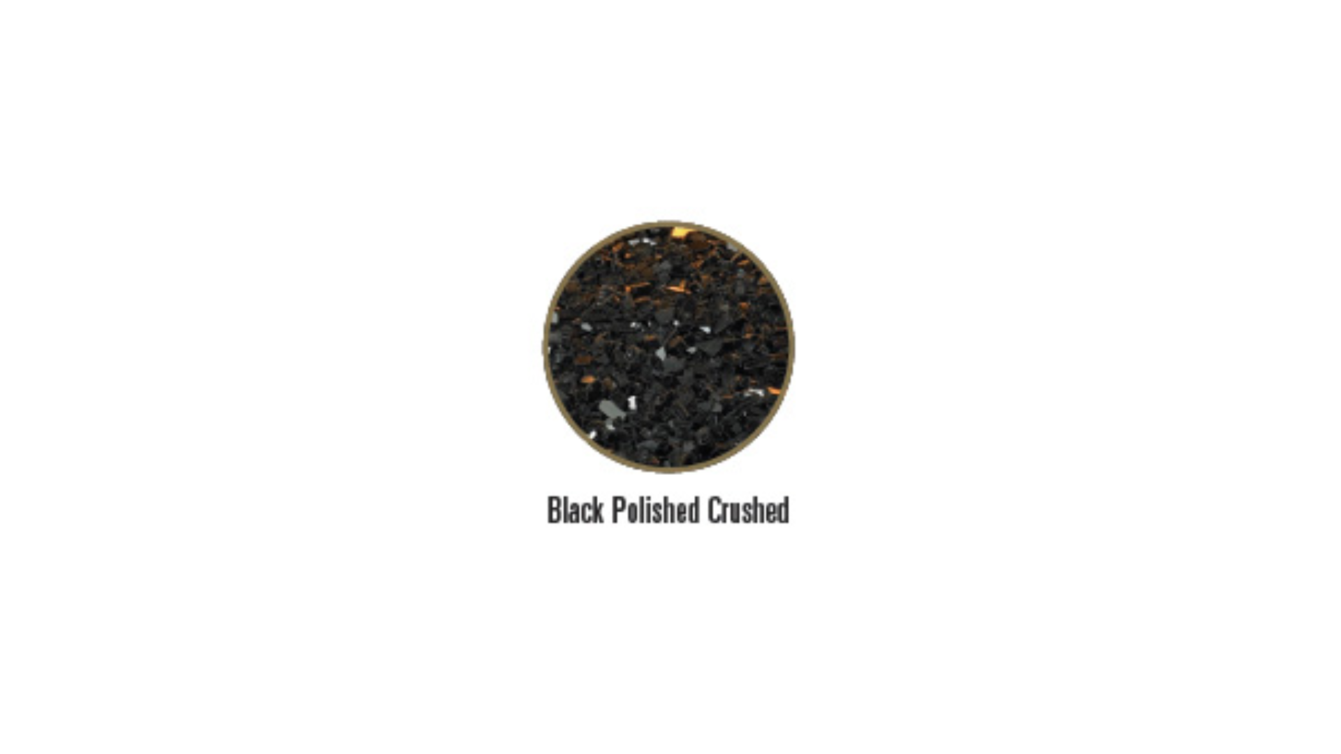Empire Comfort Systems Black Polished Decorative Crushed Glass