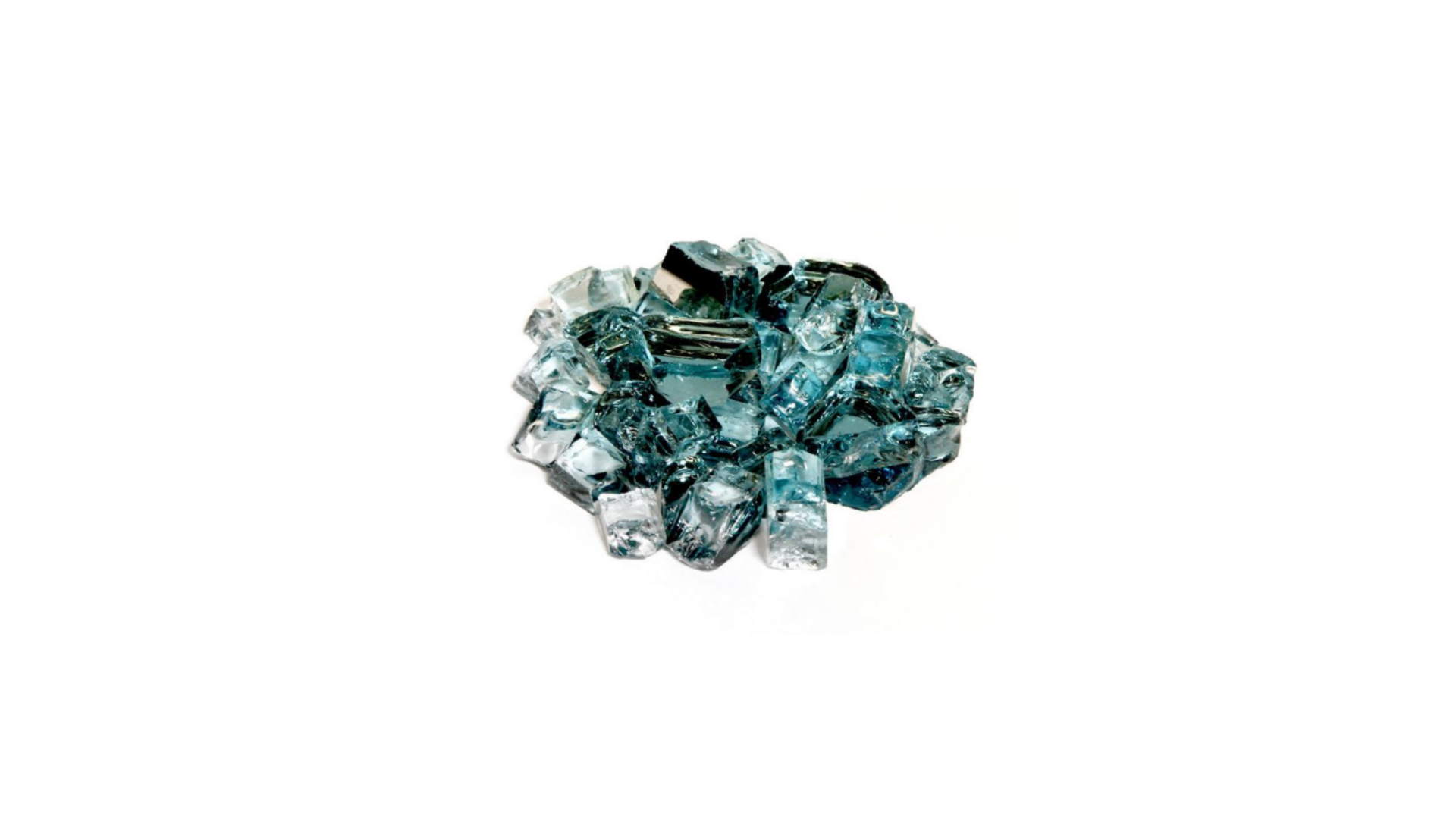 Grand Canyon Gas Logs 1/2 inch Adriatic Topaz Reflective Fire Glass RFG-10-AT