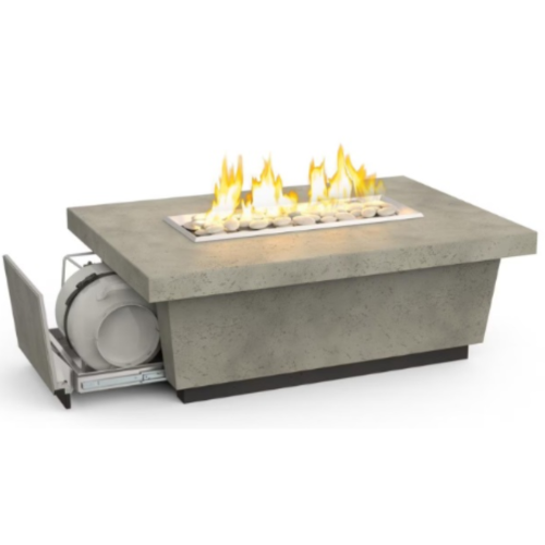 American Fyre Designs 785 Contempo LP Select 52-Inch Rectangular Propane Gas Fire Table
