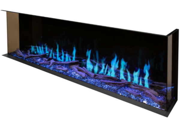 Modern Flames Orion 100 inch Multi-Sided Heliovision Electric Fireplace OR100-MULTI