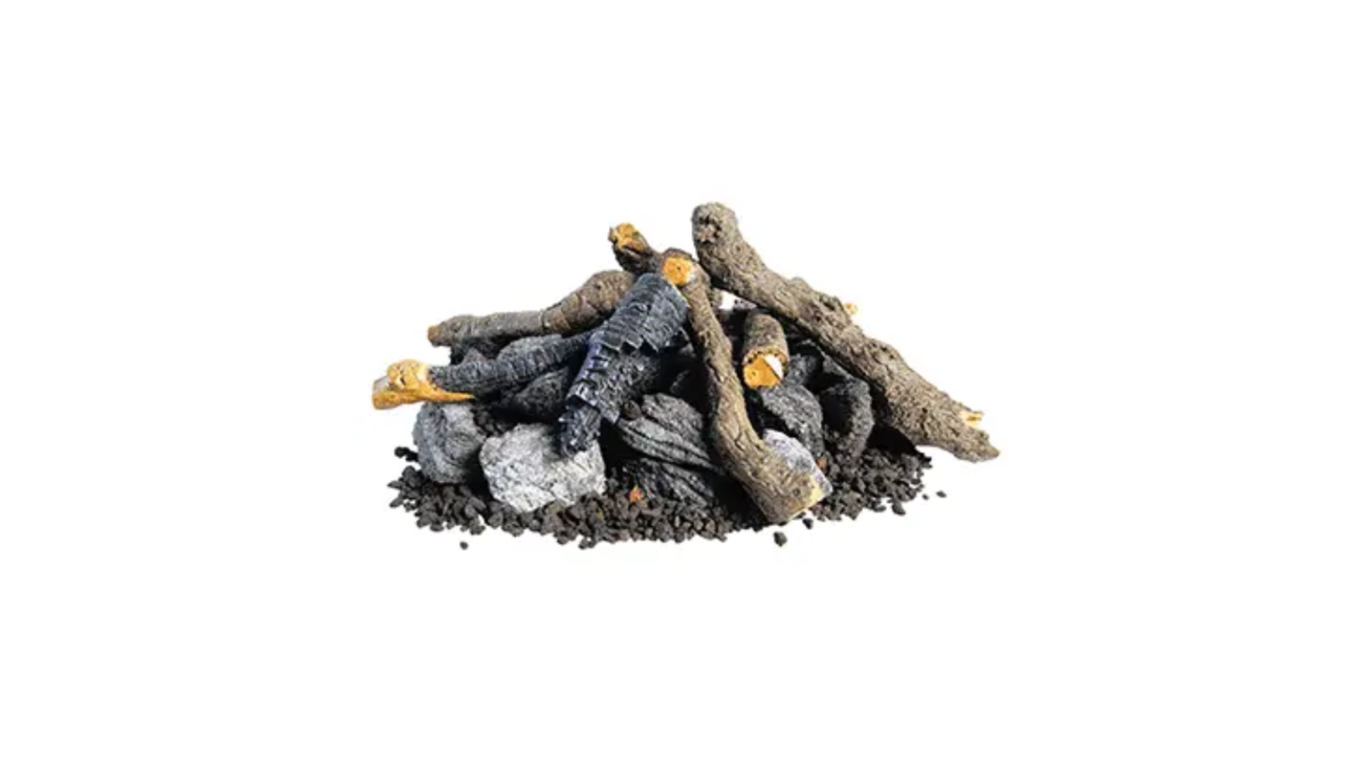 American Fyre Designs Beachwood Logs with Stones Log Set
