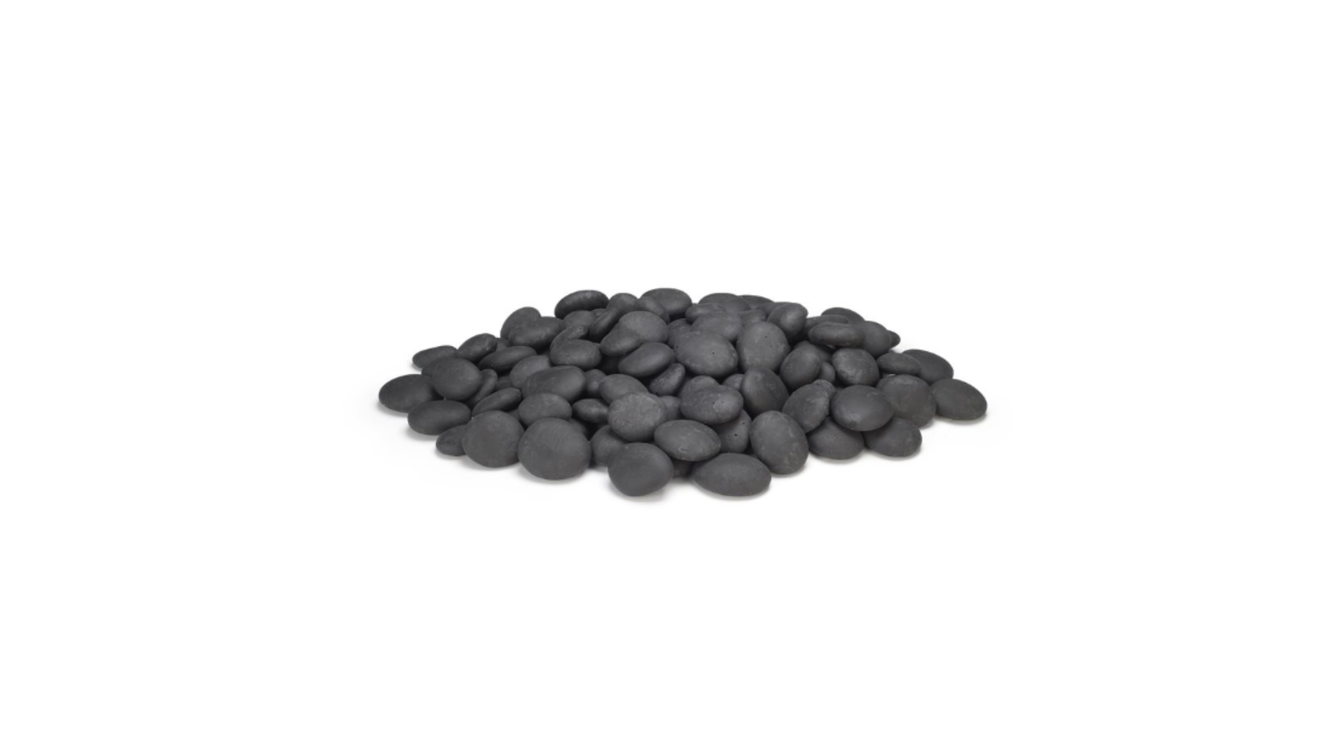American Fyre Designs 20 Pounds Designer Black Creekstone Fyre Stones