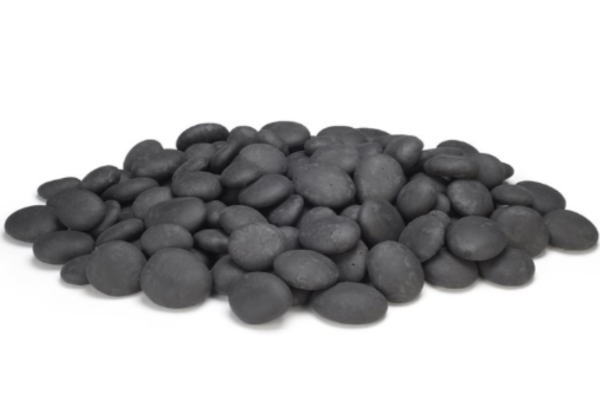 American Fyre Designs 20 Pounds Designer Black Creekstone Fyre Stones