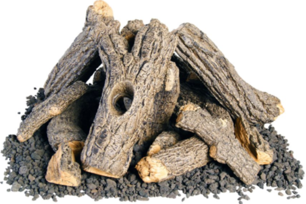 American Fyre Designs Campfyre Logs with Wood Chips Log Set