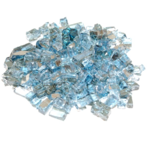 American Fyre Designs Caribbean Blue Reflective Fyre Glass