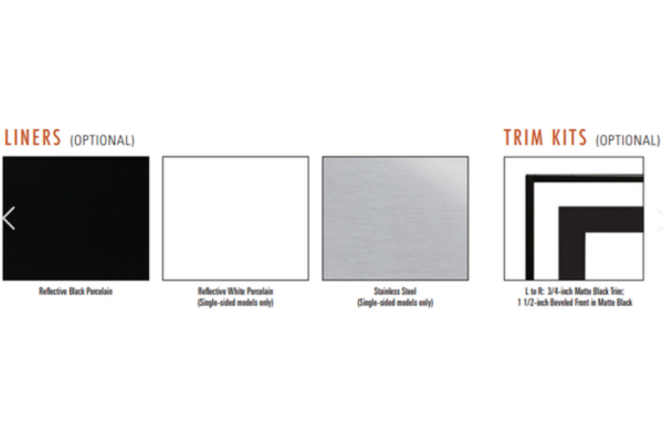 Empire Comfort Systems 48 inch Boulevard Vent-Free See Through Gas Fireplace VFLB48SP90