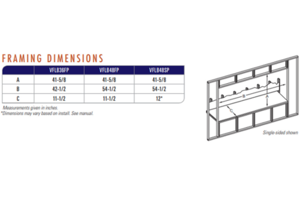 Empire Comfort Systems 48 inch Boulevard Vent-Free See Through Gas Fireplace VFLB48SP90