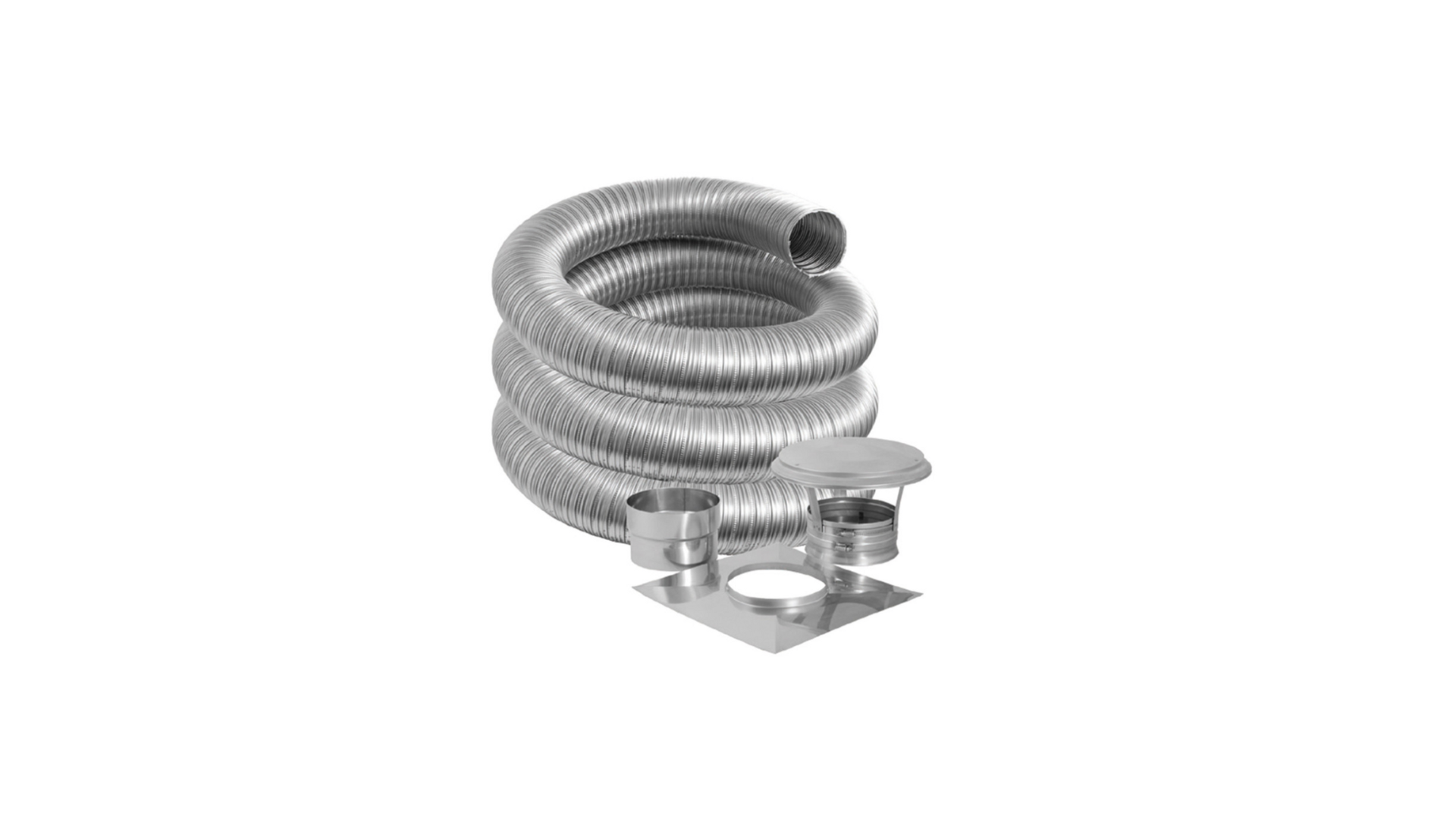 Empire Comfort Systems 5"x 8" Direct-Vent Vertical Venting Kit with Termination Cap 20' PVK20V