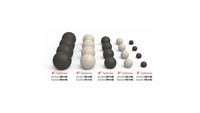 American Fyre Design Grey Sphere Fyre Stones