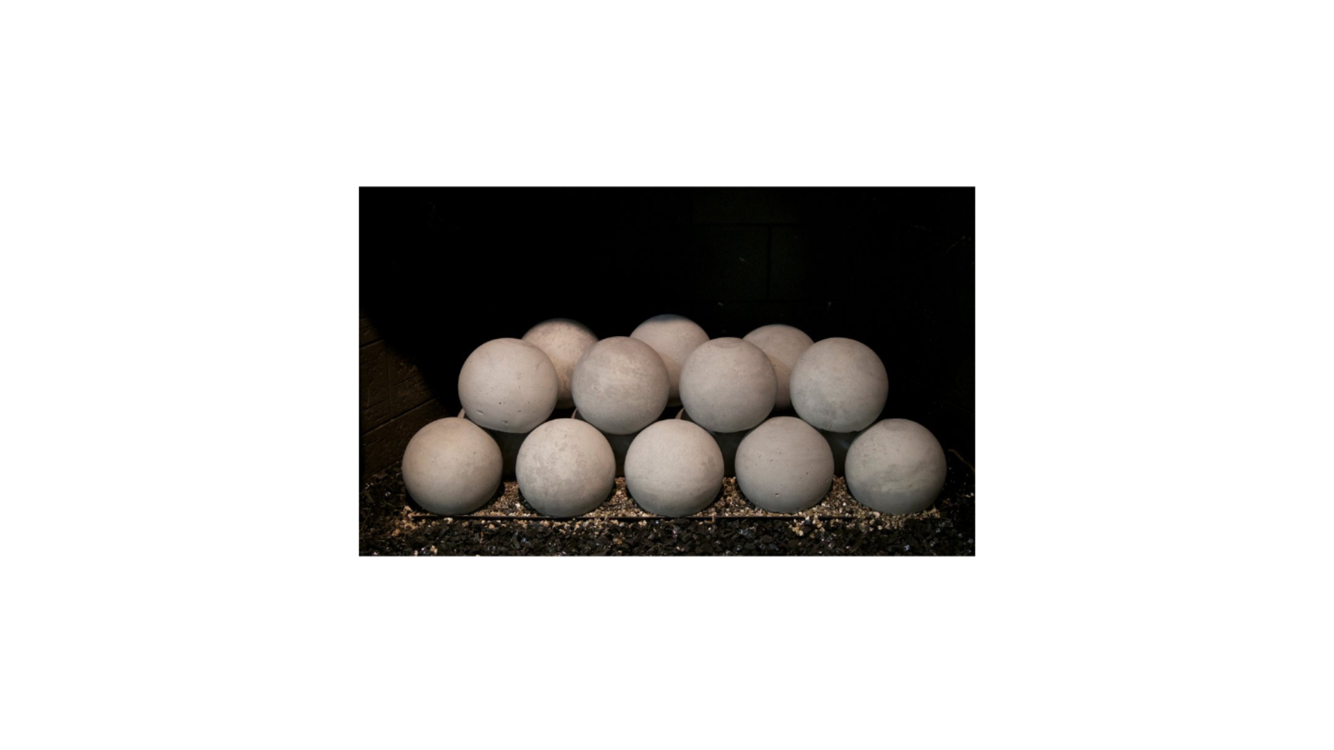 American Fyre Design Grey Sphere Fyre Stones
