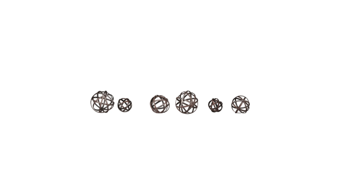 Napoleon Designer Media - Wrought Iron Globes (Naturally Rusted)