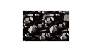 Napoleon Black Glass Beads MKBK